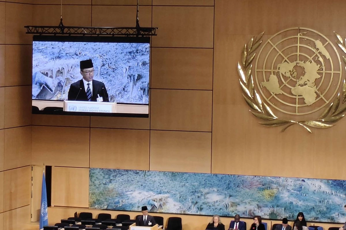 Di Sidang Dewan HAM PBB, Menlu Singgung Makan Begizi dan Layanan Kesehatan