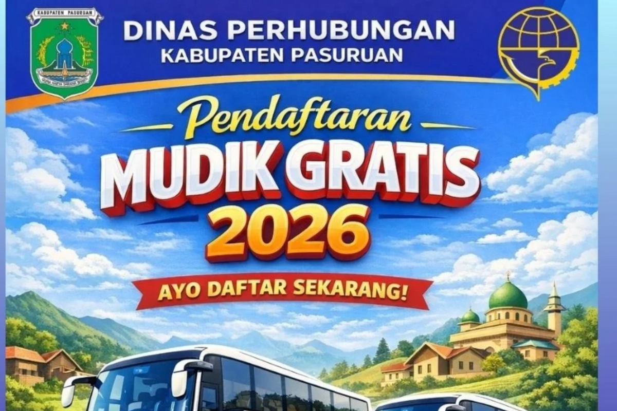 Link Daftar Mudik Gratis Dishub Pasuruan 2026, Cek Syarat dan Jadwalnya
