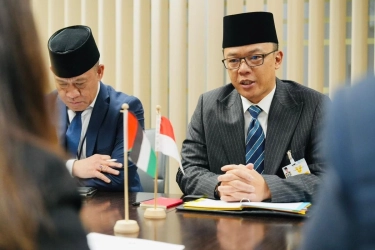 Sugiono Bertemu Menlu Palestina, Sampaikan Perjuangan Kemerdekaan lewat Board of Peace