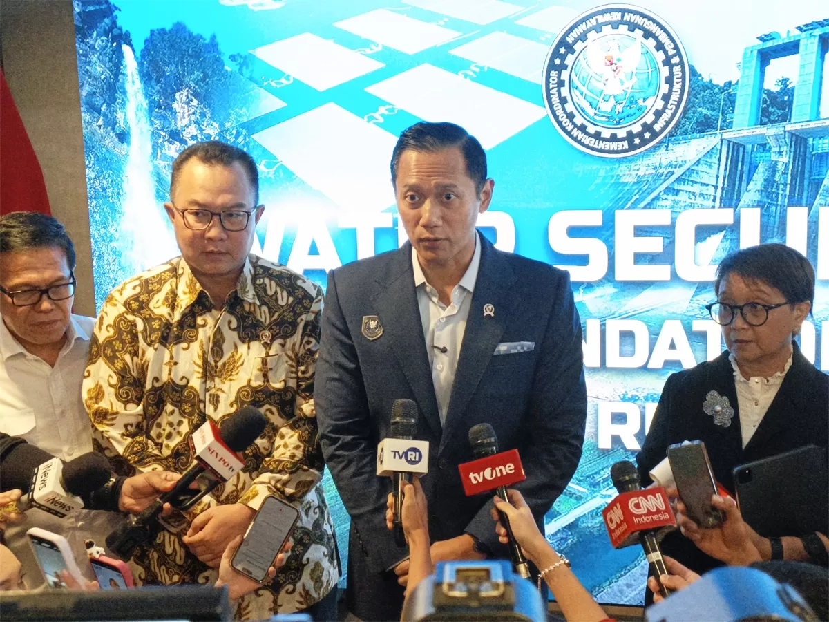 Jawab Persoalan Air, Menko AHY Tawarkan Strategi 'Warung Jamu'