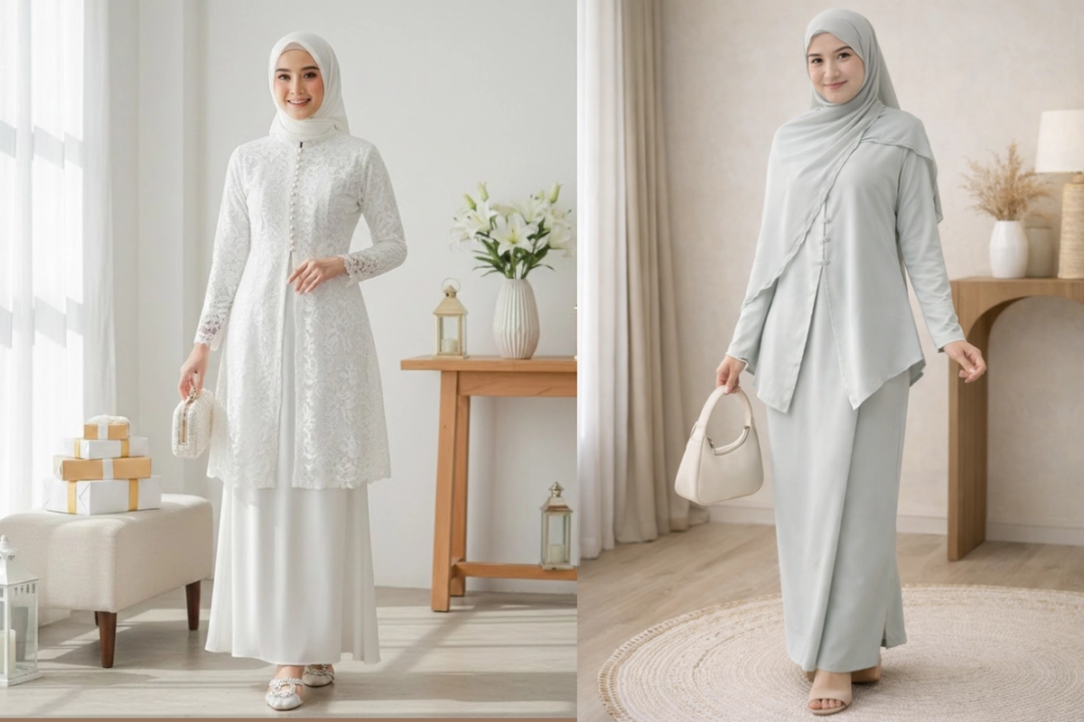 Tren Baju Lebaran 2026, One Set Kebaya yang Bisa Buat Kondangan