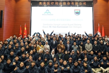 Alih Teknologi, 156 Pekerja KEK Industropolis Batang Pelatihan di China