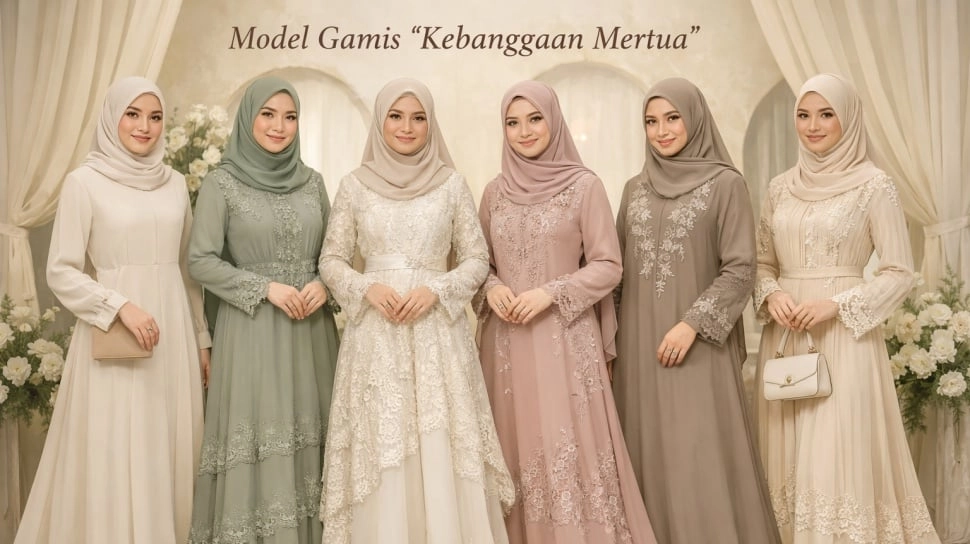 5 Model Gamis Kebanggaan Mertua yang Jadi Tren Lebaran 2026