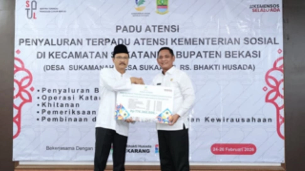 Kemensos Gelar Operasi Katarak Gratis di Bekasi