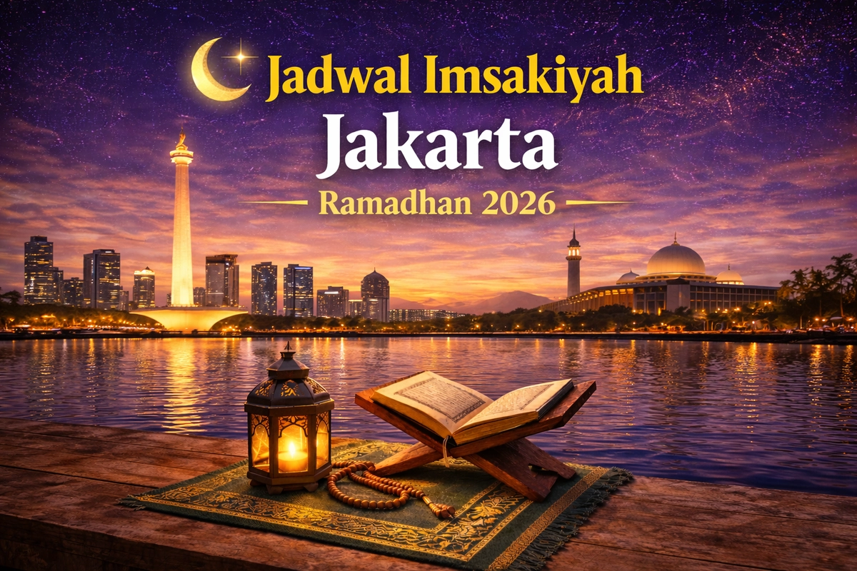 Jadwal Imsakiyah Ramadhan 2026 di Jakarta Sabtu, 28 Februari