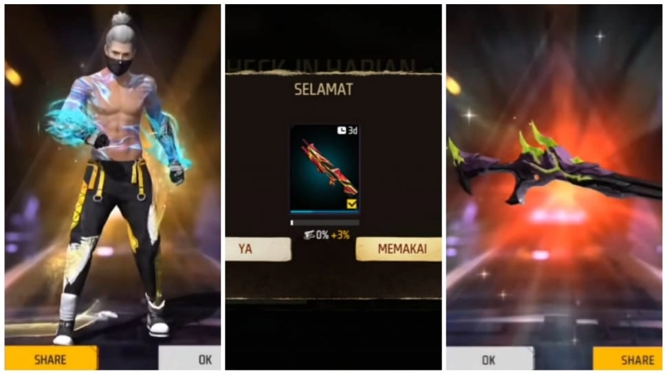 67 Kode Redeem FF Terbaru Aktif 26 Februari: Sikat Skin Trogon dan Mythos Fist