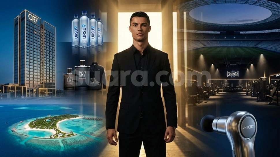 Gurita Bisnis Cristiano Ronaldo: Jualan Pakaian Dalam, Alat Pijat hingga Pemilik Klub