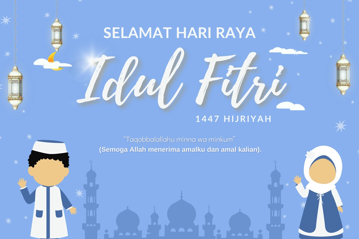 50 Link Download Poster Lebaran 2026 Gratis untuk WA, Instagram, dan Status