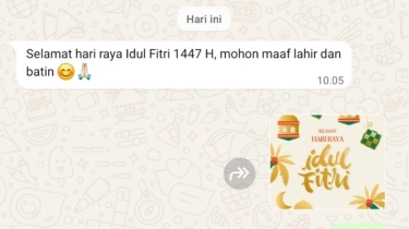 15 Template Balasan WhatsApp Ucapan Lebaran 2026, Siap Kirim untuk Berbagai Situasi