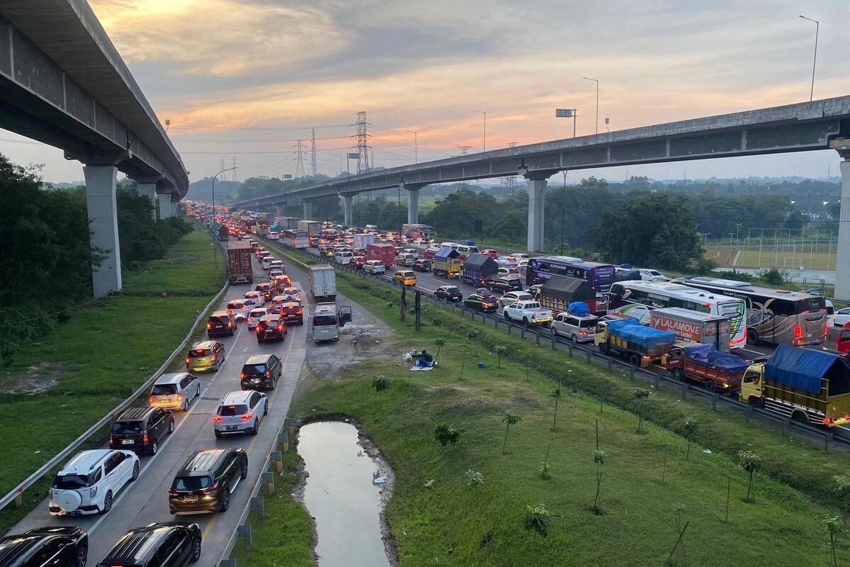 Jasamarga Catat Kenaikan Lalin 76 Persen di MBZ Saat Lebaran