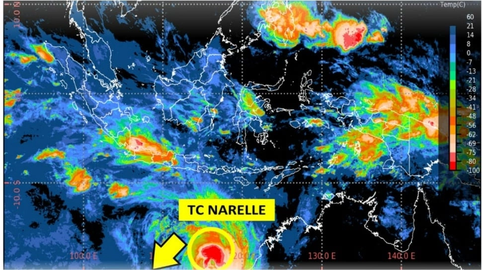 Apa Itu Siklon Tropis Narelle? Ini Dampaknya di Indonesia