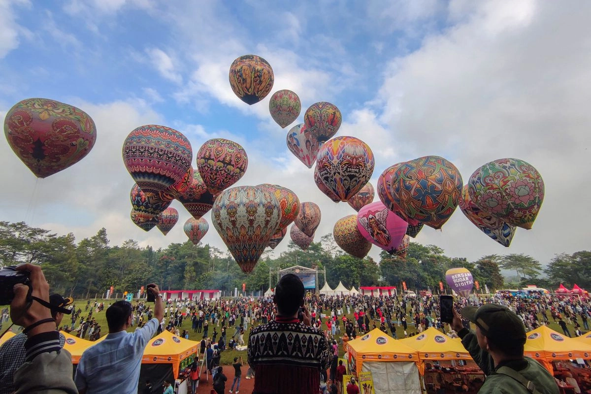 Kemeriahan Puncak Festival Mudik 2026, Balon Wonosobo Makin Mendunia