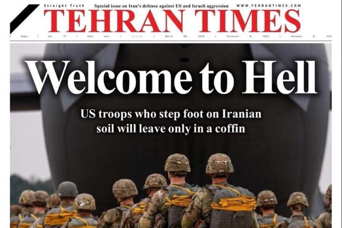 Surat Kabar Iran Kirim Peringatan Akan Invasi AS: ''Welcome to Hell''