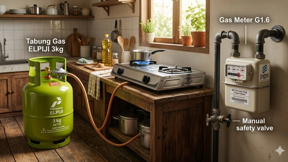 Perbedaan Gas Elpiji dan Gas PGN, Mana yang Lebih Irit dan Cocok untuk Rumah Tangga?