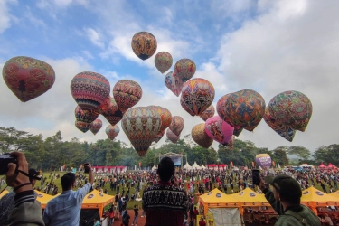 Festival Balon Wonosobo 2026 Kian Mendunia, Dipadati Turis dari 20 Negara