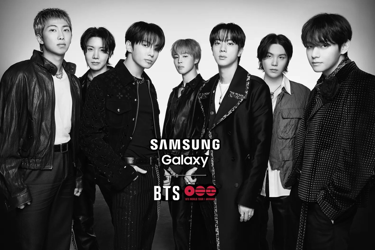Samsung Jadi Partner BTS di Tur Dunia ''Arirang'', HP Galaxy Jadi Andalan Fancam