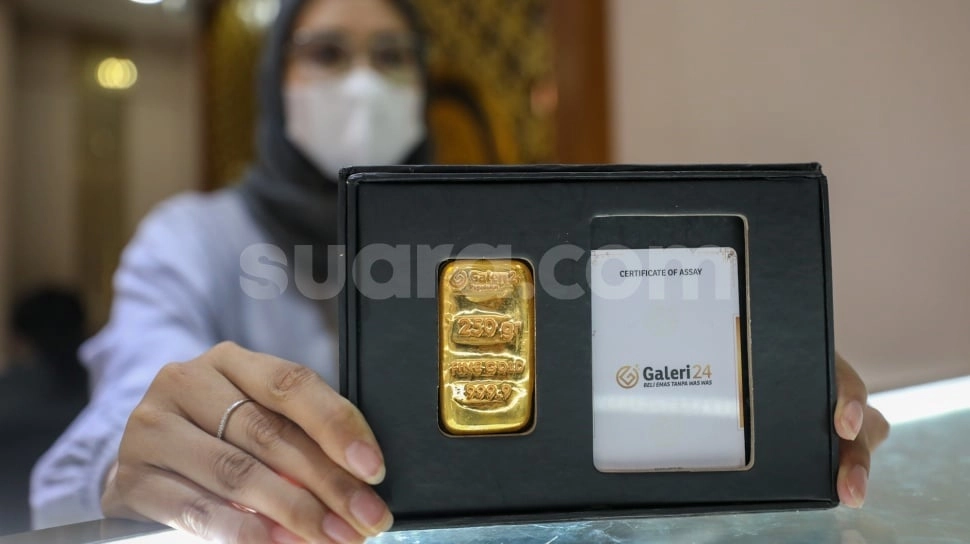 Harga Emas di Pegadaian Naik Hari Ini, Galeri 24 dan UBS Kompak Menguat!