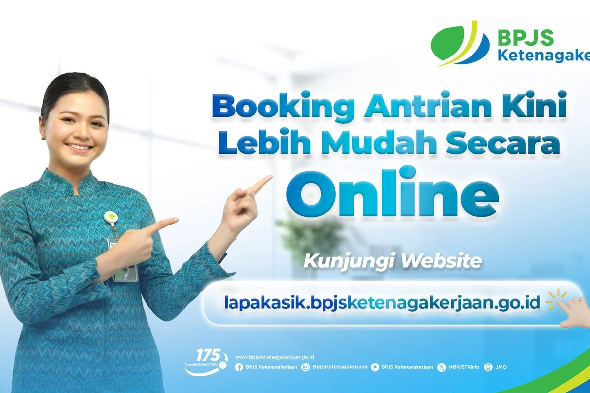 Tak Perlu Antre dari Subuh, Lapak Asik BPJS Ketenagakerjaan Kini Bisa Daftar Online dan Datang Sesuai Jadwal