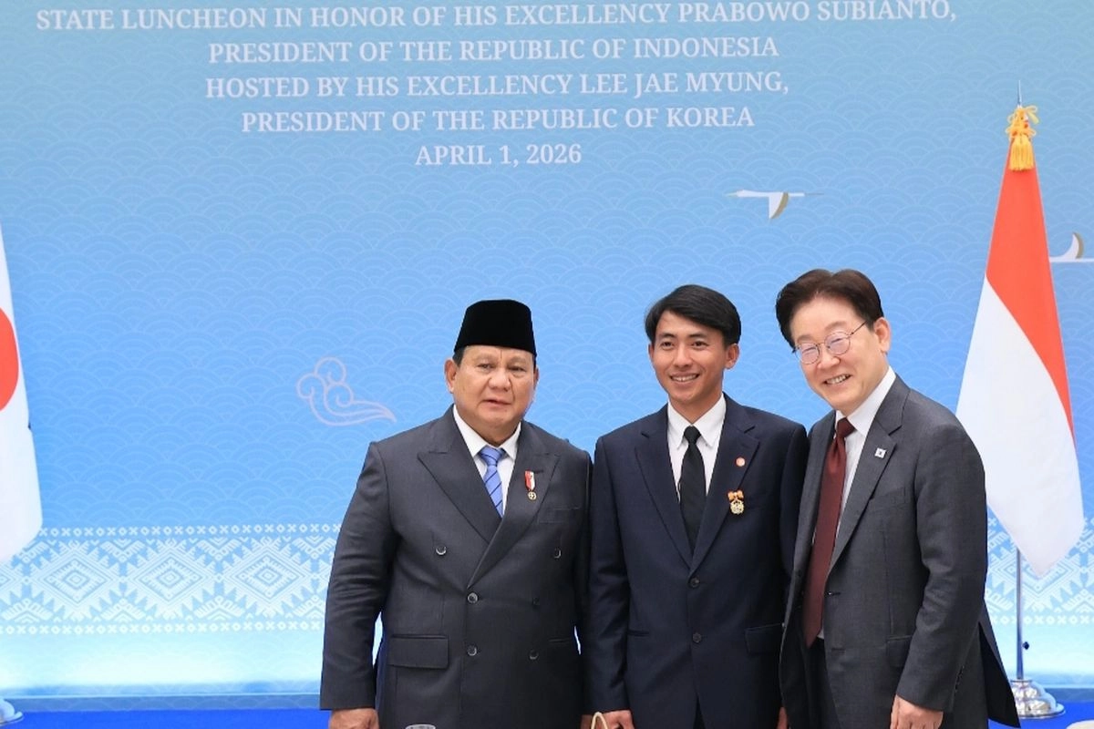 Momen Prabowo Bangga Bertemu Sugianto di Korsel, PMI yang Selamatkan 7 Lansia dari Kebakaran Hutan