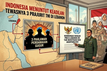 Pemerintah Berupaya Cari Keadilan Kasus Tewasnya 3 Prajurit TNI di Lebanon