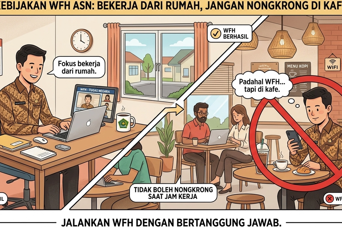 WFH Jumat Bukan ''Libur Terselubung'': Jangan Long Weekend, Jauhi Kafe