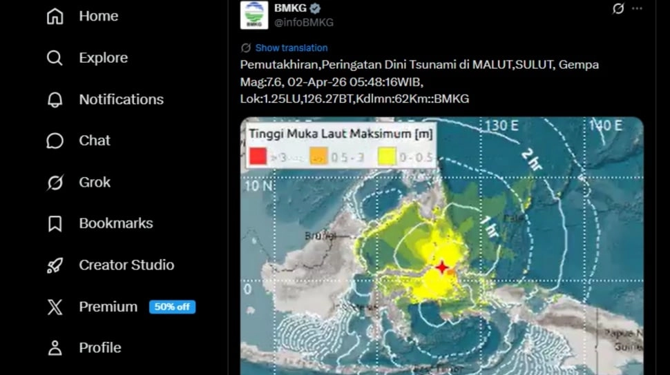7 Video Kepanikan Warga Setelah Gempa Sulut M 7,6: Ada Tsunami hingga Bangunan Rusak