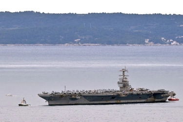 Terbakar Saat Perang Iran, USS Gerald R Ford Berangkat Lagi Usai Diperbaiki di Kroasia