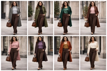 15 Warna yang Cocok dengan Coklat Tua, Bikin Outfit Auto Elegan dan Nggak Monoton