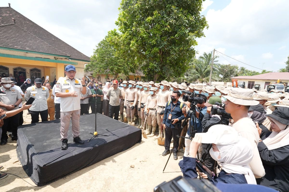 Kasatgas PRR Tito: Praja IPDN, Mari Kerja Keras Bersihkan Aceh Tamiang