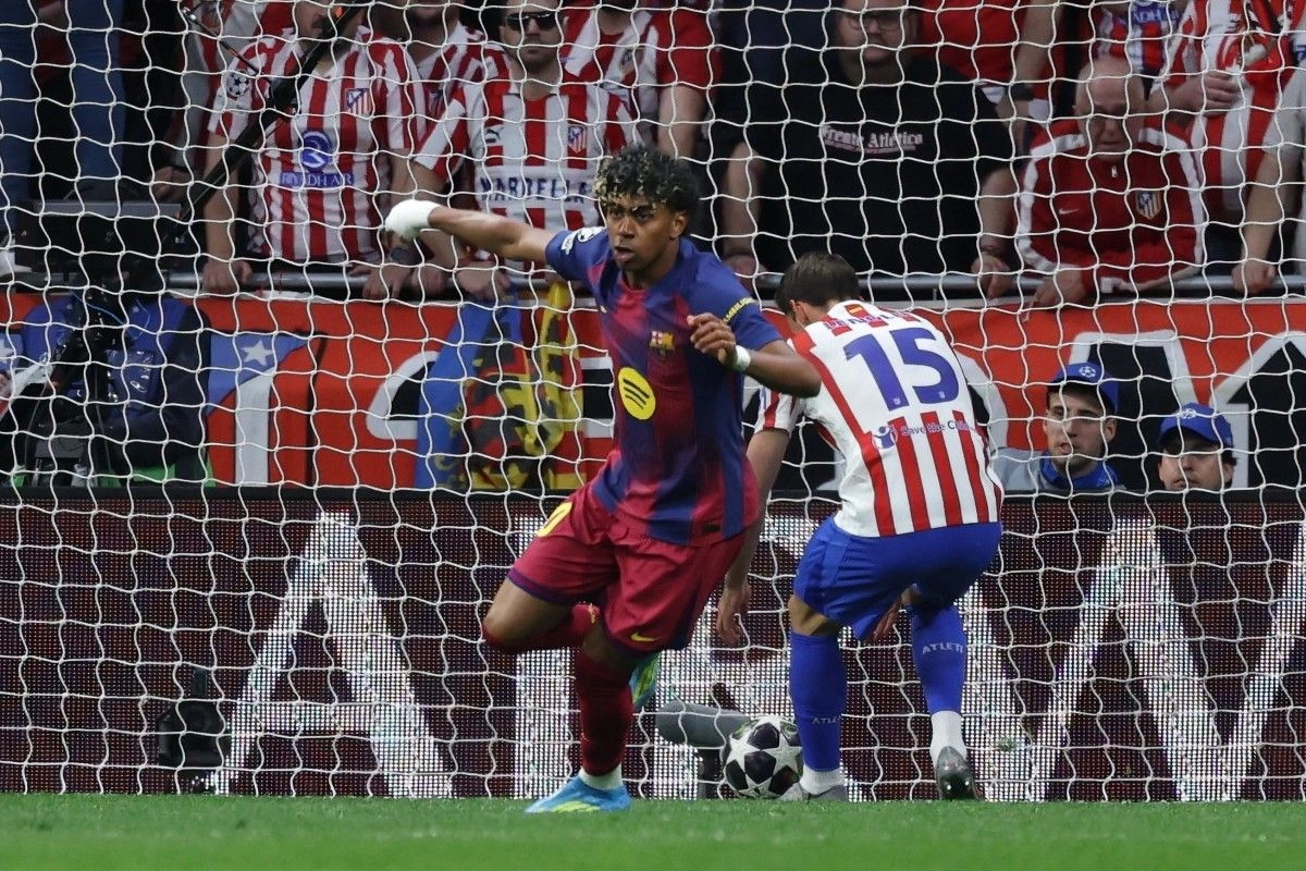 Hasil HT Atletico Vs Barcelona 1-2 (3-2agg), Sengit di Metropolitano