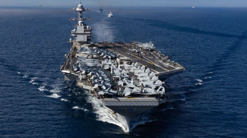 10 Bulan di Laut, 4000 Marinir di Kapal Induk USS Gerald Ford Harus Ngantri Buat BAB