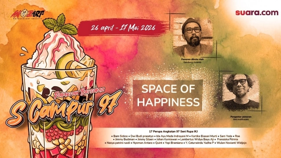 Hangat dan Penuh Makna, EsCampur97 Hadirkan Pameran Space of Happiness