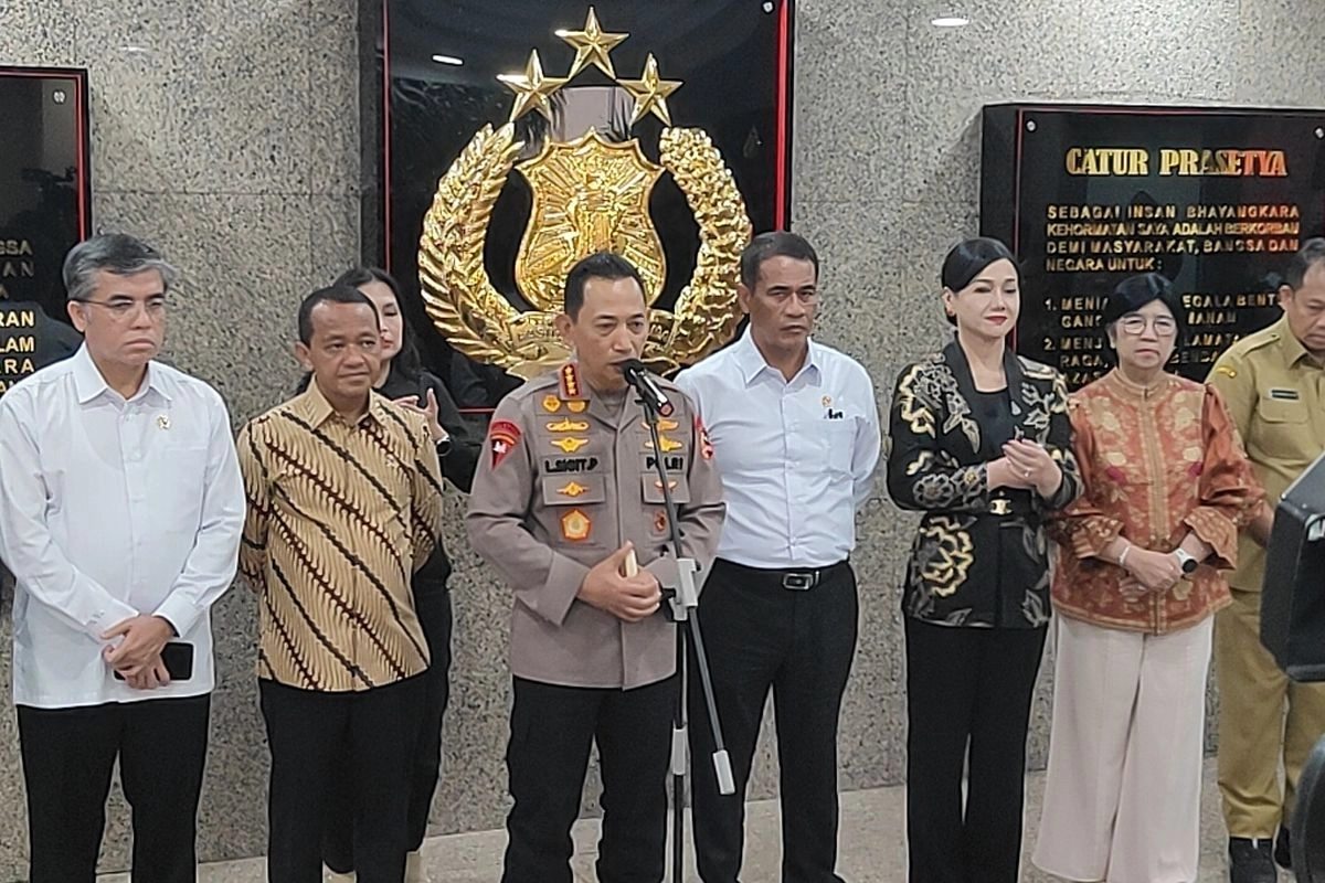 Kapolri Rapat dengan Menteri Kabinet, Bahas Dampak Ekskalasi Global