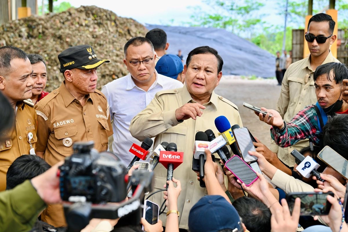 Prabowo: Penanganan Sampah Sekarang Jadi Prioritas Nasional