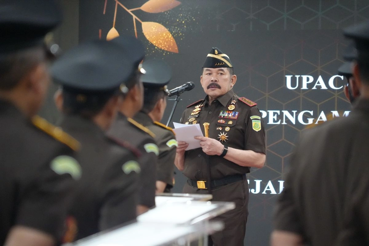 Jaksa Agung Lantik Puluhan Kajati, Ingatkan soal Integritas dan Buang Pola Kerja Lama