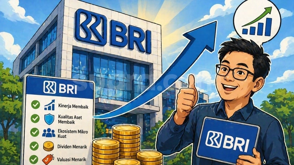 Pasar Modal Fluktuatif, Ini Alasan BBRI Jadi Rekomendasi Saham saat Krisis