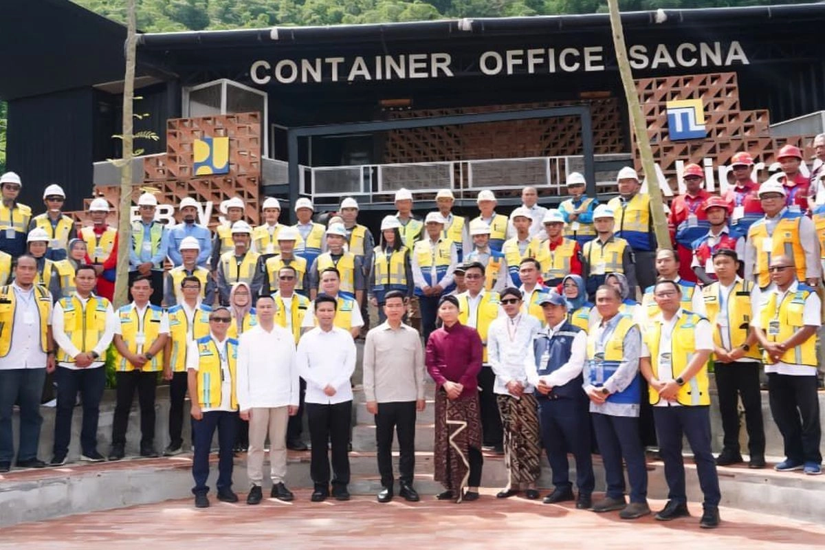 Gibran Tinjau Pembangunan Bendungan Bagong, Proyek Senilai Rp 402,31 Miliar dari PTPP