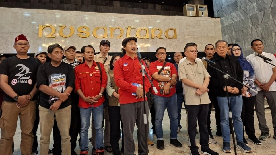 Audiensi di DPR, Buruh Tuntut Upah Layak dan Hapus Outsourcing