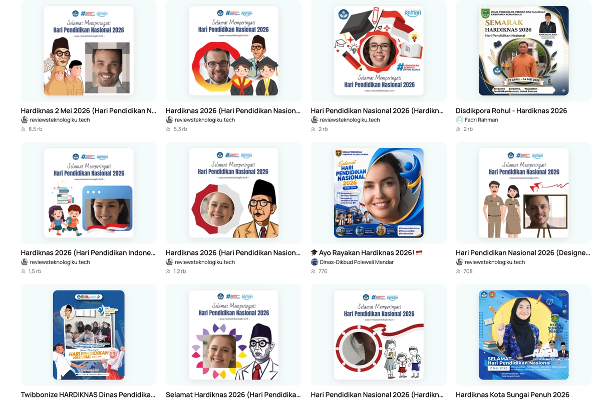 50 Link Twibbon Hari Pendidikan Nasional 2026, Gratis dan Langsung Bisa Dipakai