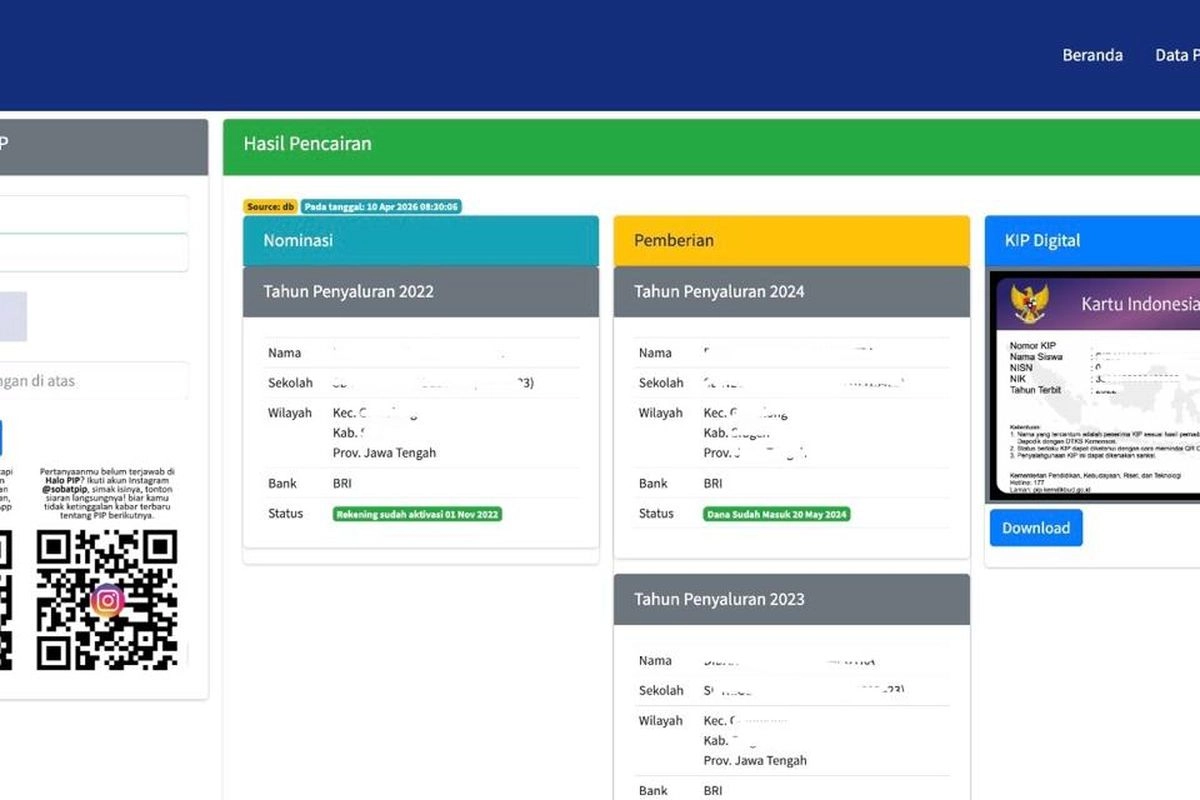 Cara Cek Penerima PIP Mei 2026 Online, Status dan Jadwal Cair Langsung Muncul