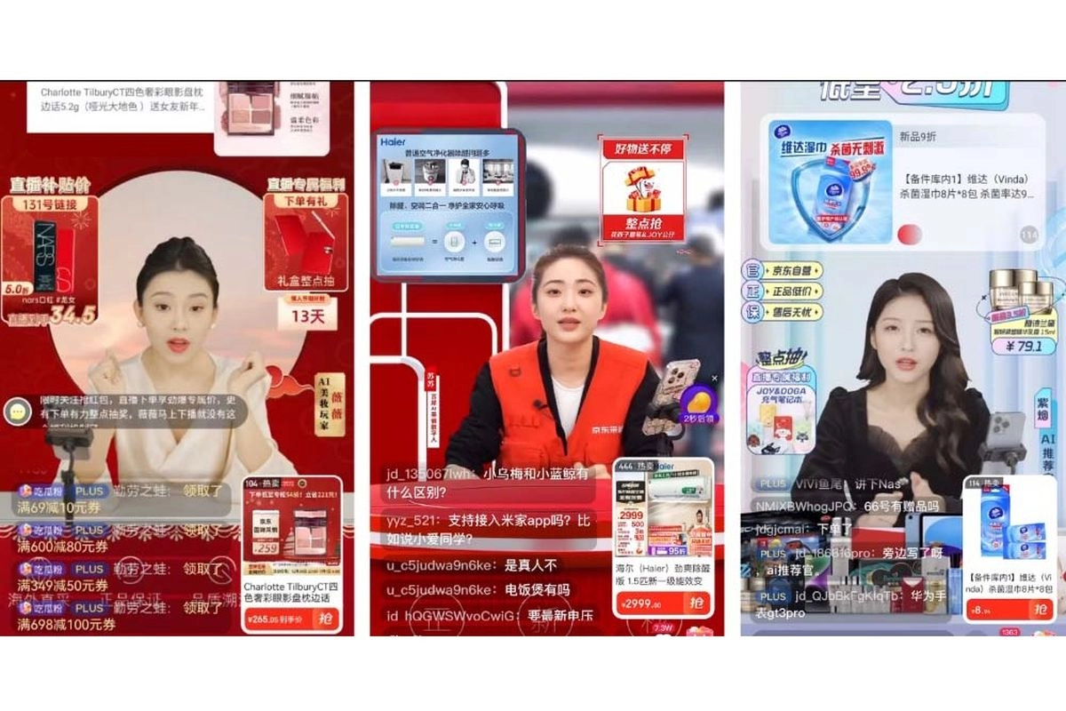 Jangan Terkecoh, Kreator Live Shopping di China Ini Mirip Manusia, Aslinya Bukan