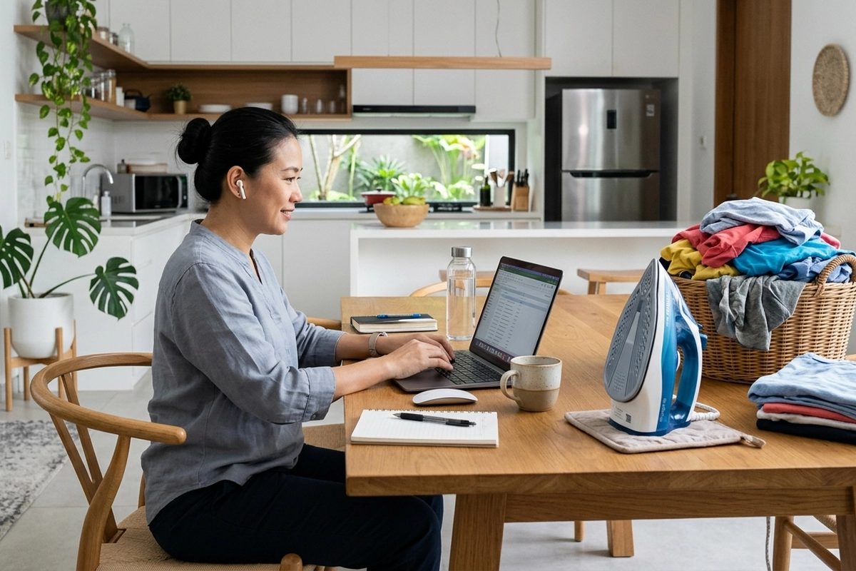 Tips bagi Ibu Bekerja WFH agar Tidak Cepat ''Burnout''