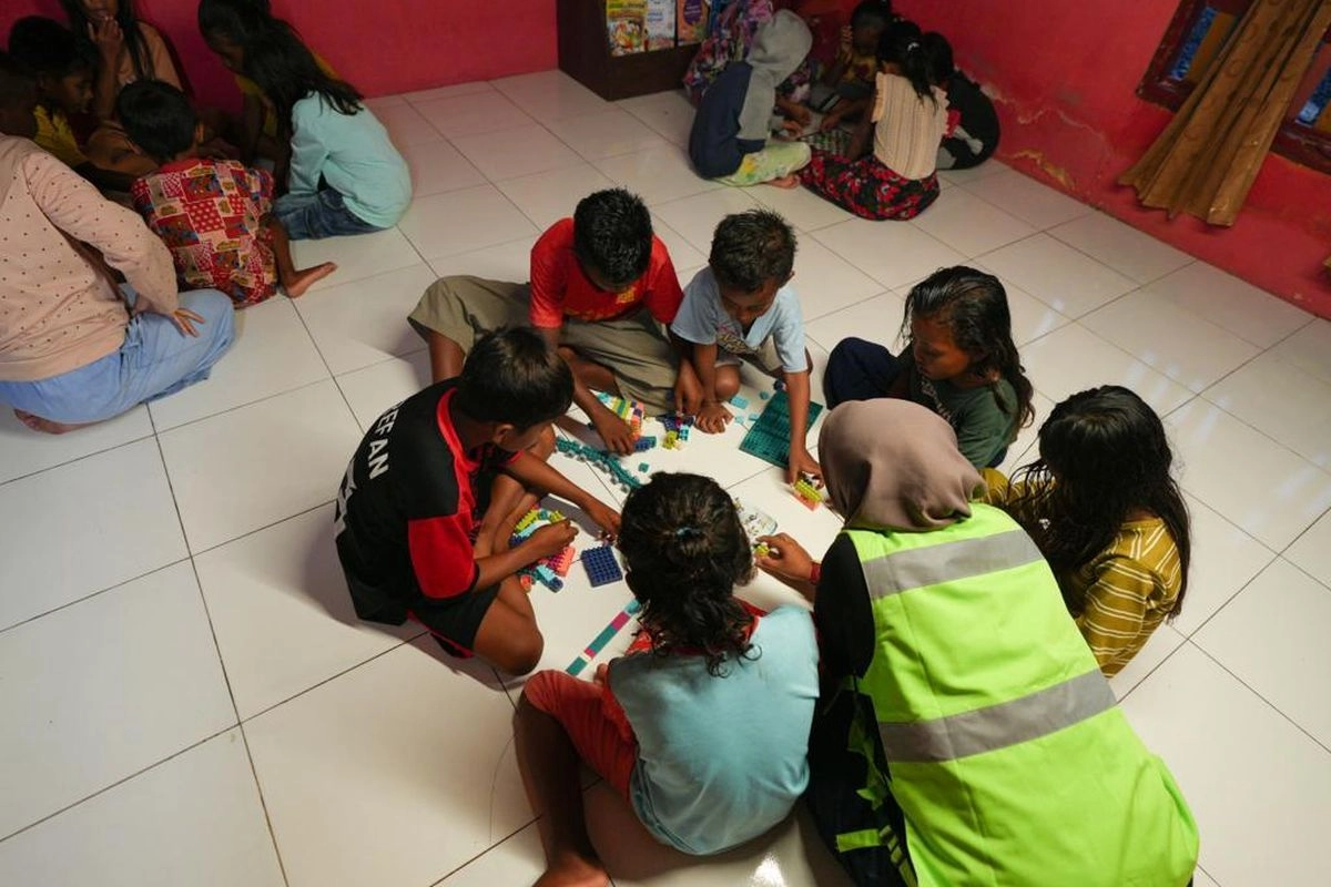 Rumah Belajar Harita Nickel Jadi Ruang Literasi Anak Obi