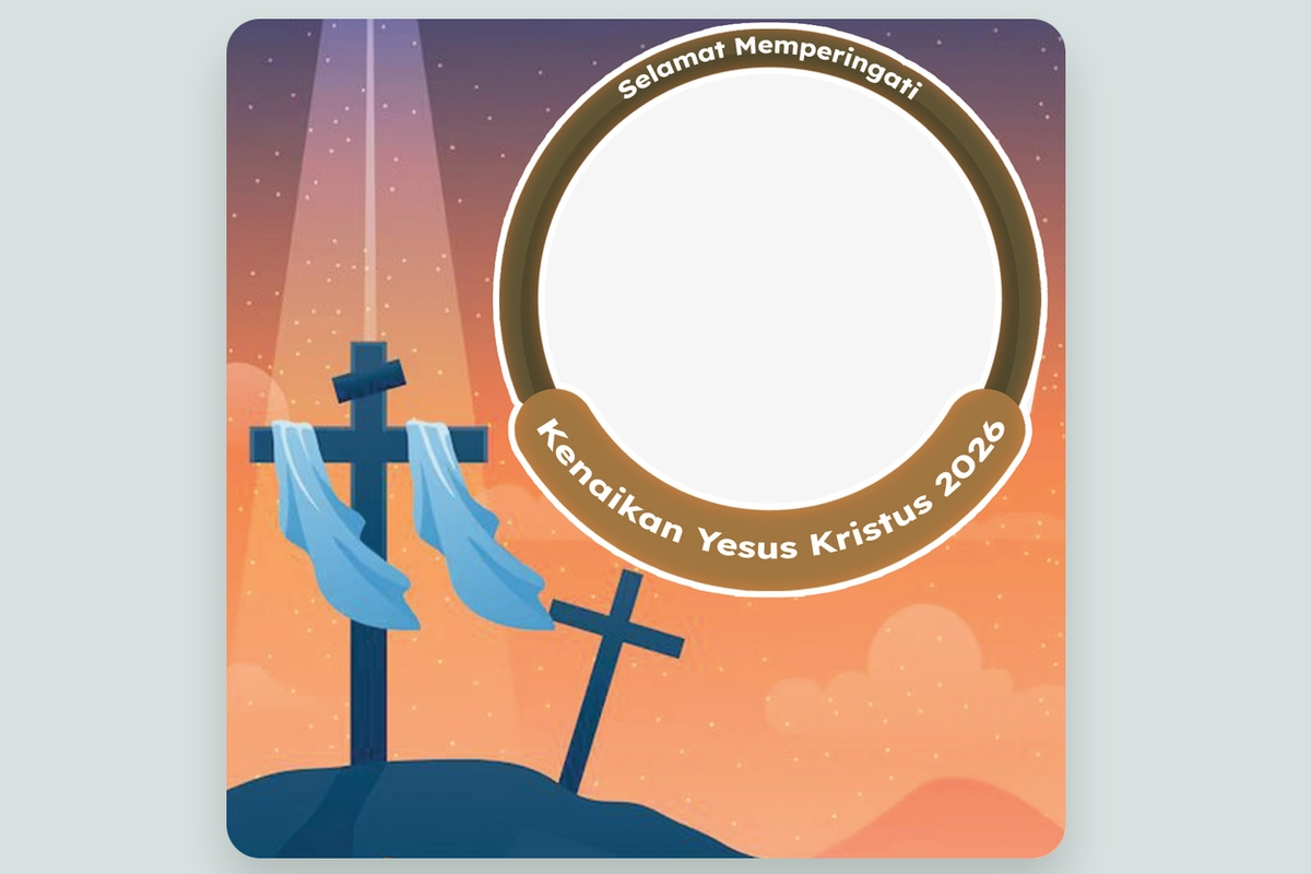 50 Link Twibbon Kenaikan Yesus Kristus 2026 Menarik buat Dibagikan ke Medsos