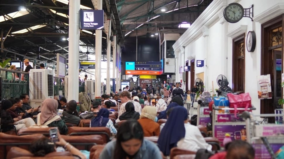 Stasiun Tugu dan Lempuyangan Membeludak, Okupansi KA Daop 6 Melejit di Libur Kenaikan Yesus Kristus