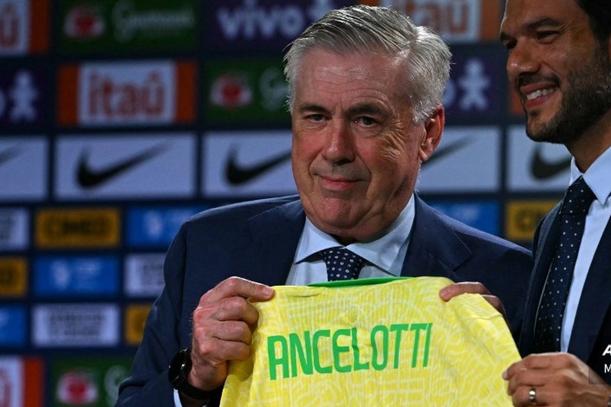 Resmi Perpanjang Kontrak, Carlo Ancelotti Latih Timnas Brasil hingga 2030
