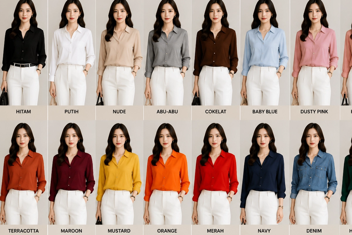 Celana Putih Cocok dengan Baju Warna Apa? Ini 12 Inspirasinya
