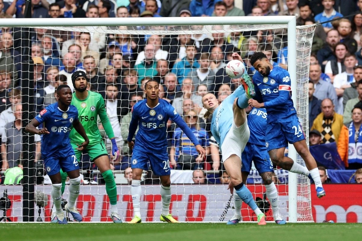 Hasil HT Chelsea Vs Man City 0-0, Gol Erling Haaland Dianluir Wasit