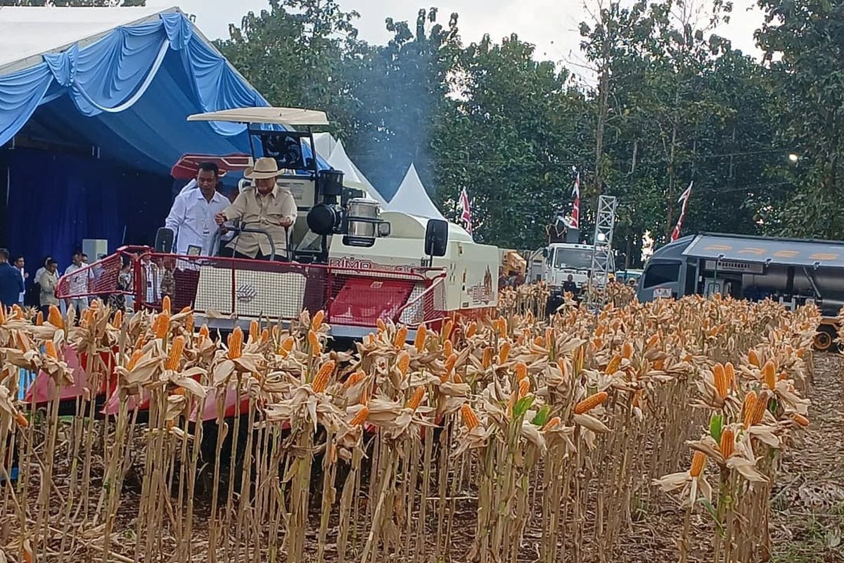 Prabowo Sebut Peran Polri Luar Biasa dalam Ketahanan Pangan
