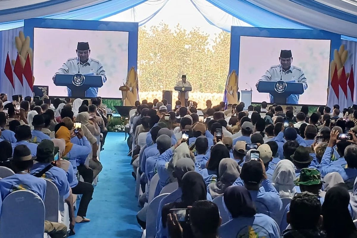 Prabowo: Tak Ada Negara Bisa Bertahan Tanpa Ketahanan Pangan